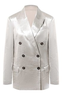 Льняной жакет Brunello Cucinelli