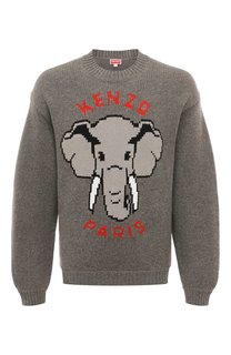 Свитер из шерсти и хлопка Kenzo