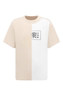 Хлопковая футболка MM6