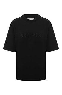 Хлопковая футболка VTMNTS