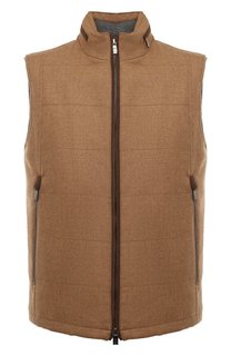 Жилет из шерсти и кашемира Corneliani