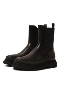 Кожаные челси Brunello Cucinelli