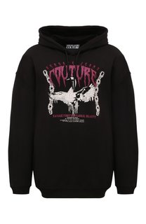 Хлопковое худи Versace Jeans Couture