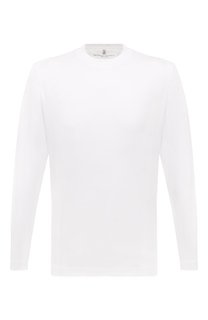 Хлопковый лонгслив Brunello Cucinelli