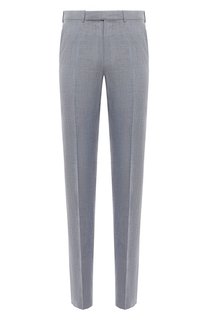 Брюки из шерсти и льна Zegna