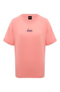 Хлопковая футболка BOSS Orange