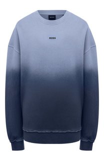 Хлопковый свитшот BOSS Orange