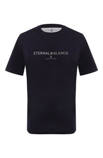 Хлопковая футболка Brunello Cucinelli