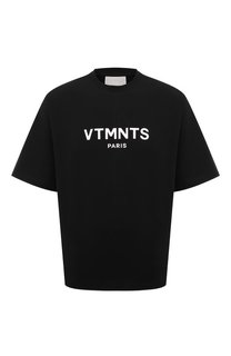 Хлопковая футболка VTMNTS