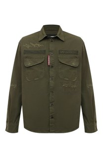 Хлопковая рубашка Dsquared2