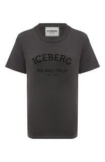 Хлопковая футболка Iceberg