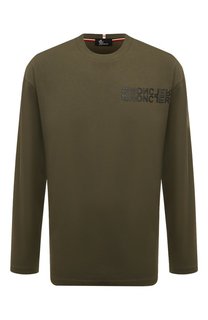 Хлопковый лонгслив Moncler Grenoble