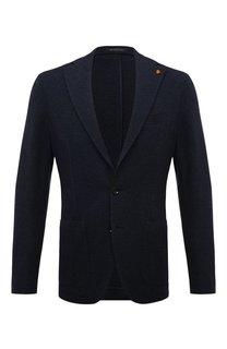 Пиджак из шерсти и хлопка Sartoria Latorre