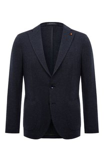 Пиджак из шерсти и хлопка Sartoria Latorre