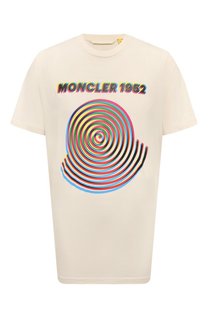 Хлопковая футболка Moncler