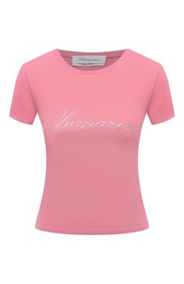 Хлопковая футболка Blumarine
