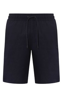 Шорты изо льна и вискозы Emporio Armani