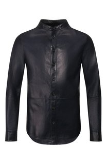 Кожаная рубашка Giorgio Armani