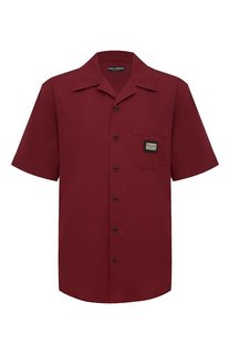 Хлопковая рубашка Dolce & Gabbana