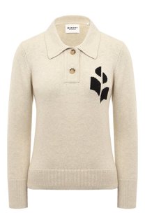 Поло из хлопка и шерсти Isabel Marant Etoile