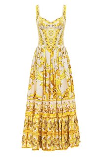 Хлопковое платье Dolce & Gabbana