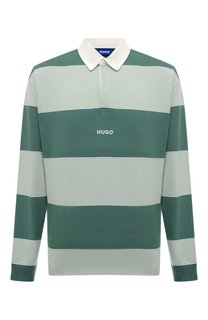 Хлопковое поло HUGO Blue