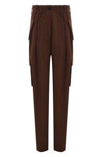 Брюки из вискозы и шелка Dries Van Noten