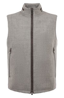 Жилет из шерсти и кашемира Corneliani