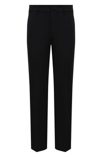 Брюки из шерсти и вискозы Emporio Armani