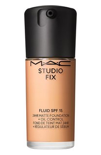 Тональная основа Studio Fix ​Fluid SPF 15 24HR Matte Foundation + Oil Control, NW15 (30ml) MAC
