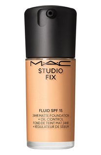 Тональная основа Studio Fix ​Fluid SPF 15 24HR Matte Foundation + Oil Control, NC20 (30ml) MAC