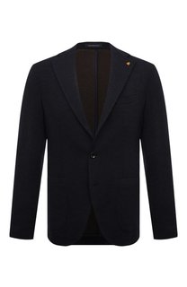 Пиджак из шерсти и хлопка Sartoria Latorre