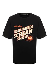 Хлопковая футболка Dsquared2