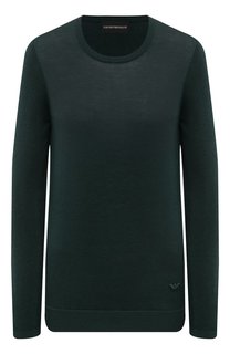 Пуловер из шерсти и шелка Emporio Armani
