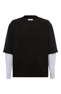 Комбинированный свитшот Dries Van Noten