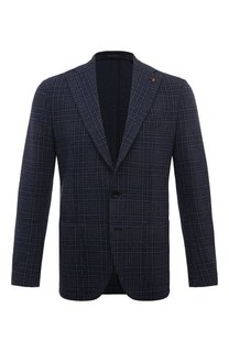 Пиджак из хлопка и шерсти Sartoria Latorre