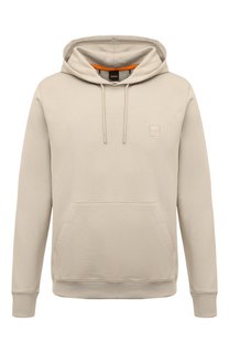 Хлопковое худи BOSS Orange