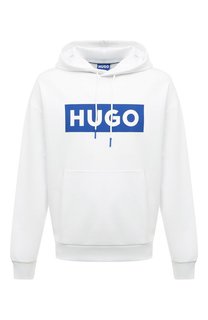 Хлопковое худи HUGO Blue