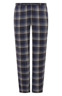 Хлопковые домашние брюки Emporio Armani