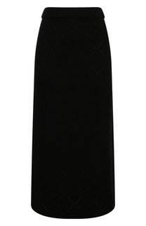 Юбка из шерсти и кашемира Elie Saab