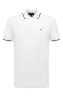 Хлопковое поло Emporio Armani