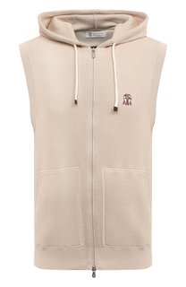 Хлопковый жилет Brunello Cucinelli