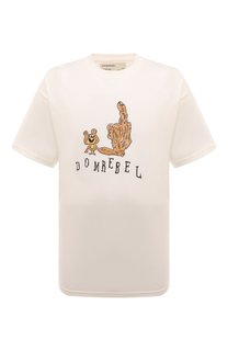 Хлопковая футболка DOMREBEL