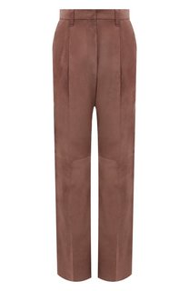 Замшевые брюки Brunello Cucinelli
