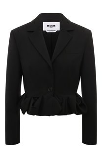 Шерстяной жакет MSGM