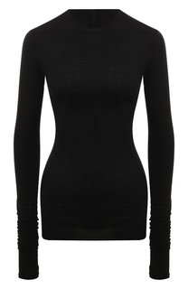Лонгслив из хлопка и кашемира Rick Owens