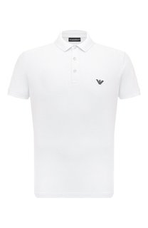 Хлопковое поло Emporio Armani