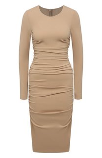 Платье из вискозы Dolce & Gabbana