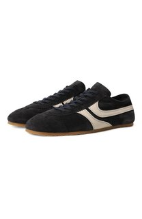 Замшевые кеды Dries Van Noten
