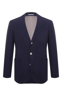 Хлопковый пиджак Brunello Cucinelli